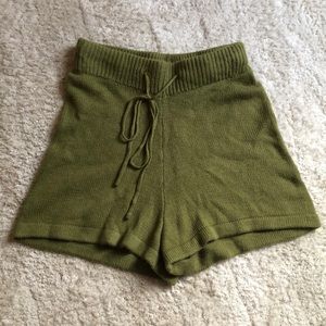 Boohoo Green Shorts